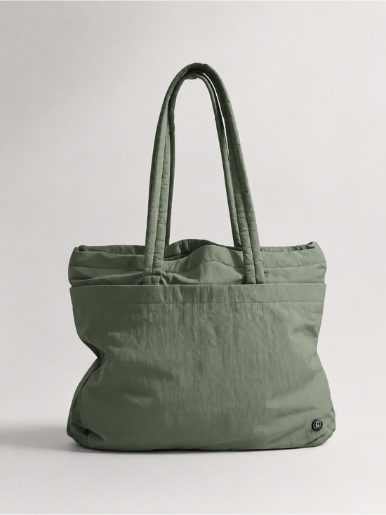 lululemon athletica Handbags - Lululemon Large Tote Bag Gym Yoga Travel Weekender Water Repellent Sage Green